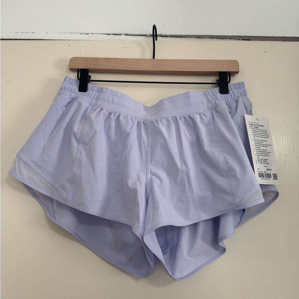 lululemon athletica Light Purple Athletic Shorts